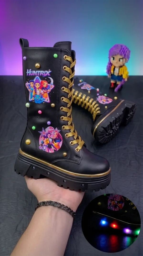 Bota Larga Kpop con Luces!!