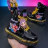 Change_white_boots_to_black_202607270519 Bota Corta Kpop Warriors