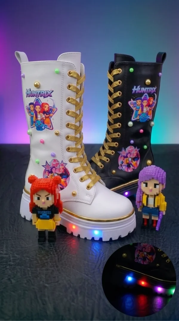 Bota Larga Kpop con Luces!!
