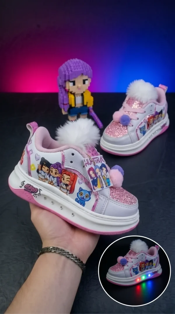 Zapato Kpop peluche con luces