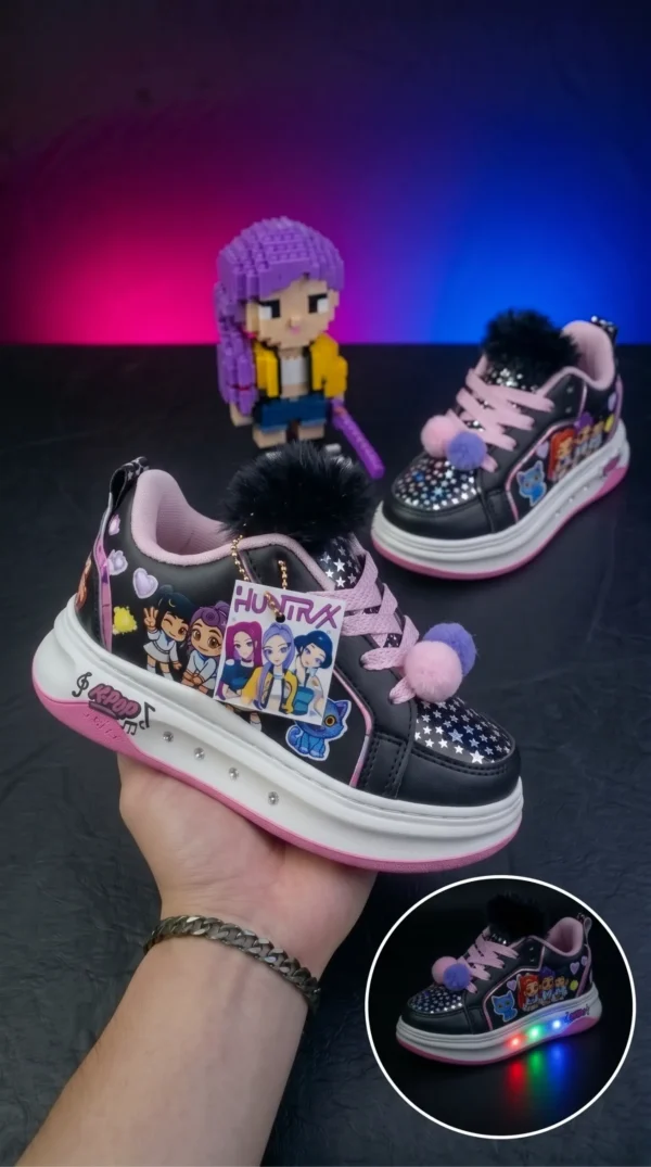 Zapato Kpop peluche con luces